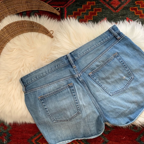 J. Crew Distressed Denim Shorts - Picture 2 of 3